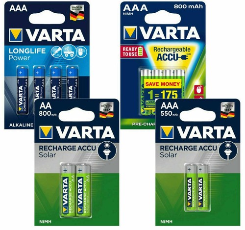 Varta power akkus accus und - akkus,