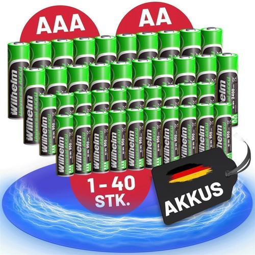 Wilhelm akku batterien aaa - aa,
