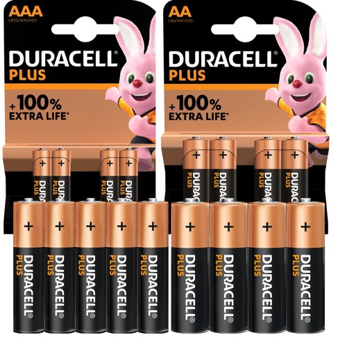 Duracell plus aaa - aaa, aa